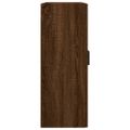 vidaXL Nástenné skrinky 2 ks hnedý dub 69,5x34x90 cm