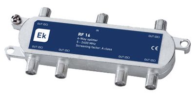 ITS rozbočovač 1/6 priechodný pre DC, 5-2400 MHz