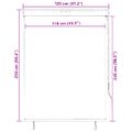vidaXL Vonkajšia zatemňovacia roleta 120x250 cm modrá a biela
