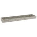 vidaXL Terasové nástenné police 2 ks betónovosivé 60x15x4 cm MDF