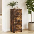 vidaXL Zásuvkový kabinet Dymový dub 33 x 34,5 x 87 cm Kompozitné drevo