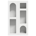 vidaXL Servírovacia skriňa ELST Biela 59 x 35 x 100,5 cm