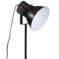 vidaXL Podlahová lampa 25 W čierna 35x35x65/95 cm E27