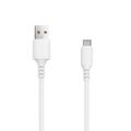 Setty kábel USB - USB-C 1,0 m 2A biely NOVÝ