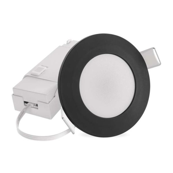 LED SVIETIDLO LORI VST. KR 4,5W 345LM IP65 CCT čierná