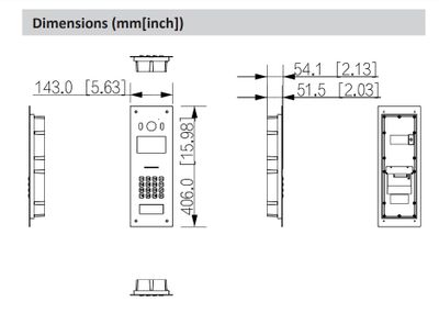Dahua IP dvere stanica VTO6521K