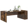 vidaXL Konferenčný stolík Dymová dub 95 x 50 x 34 cm Kompozitné drevo