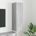 vidaXL TV nástenná skriňa 30 x 31 x 100 cm Sivý Sonoma