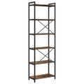 vidaXL Regál na knihy 60 x 30 x 189,5 cm Kompozitné drevo Dymová dub