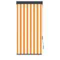 vidaXL Vonkajšia zatemňovacia roleta 80x250 cm biela a oranžová