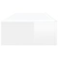 vidaXL TV skrinky s LED svetlami 2 ks lesklé biele 60x35x15,5 cm