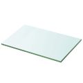 vidaXL Poličky 2 ks panel z priehľadného skla 30x15 cm