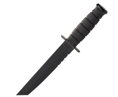 KA-BAR 1245 Black Tanto Knife taktický nôž 20,2cm, čierna, Kraton, plastové puzdro