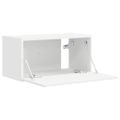 vidaXL TV nástenná skriňa 60 x 31 x 29,5 cm Biela Kompozitné drevo