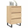 vidaXL Nočné stolíky 2 ks dub sonoma 40x35x69 cm kompozitné drevo