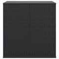 vidaXL Záhradný úložný box z polyratanu 100x97,5x104 cm čierny