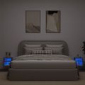 vidaXL TV nástenné skrinky s LED osvetlením 2 ks Artisan Dub