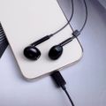 Maxlife drôtové slúchadlá MXEP-04 USB-C čierna
