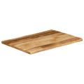 vidaXL Stolová doska živá hrana 80x60x3,8 cm masívny surový mangovník