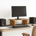 vidaXL Stojan na monitor dub artisian 50x27x15 cm kompozitné drevo