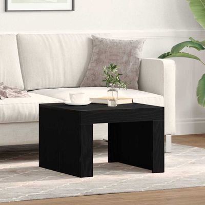 vidaXL Konferenčný stolík Čierny dub 50 x 50 x 35 cm Kompozitné drevo