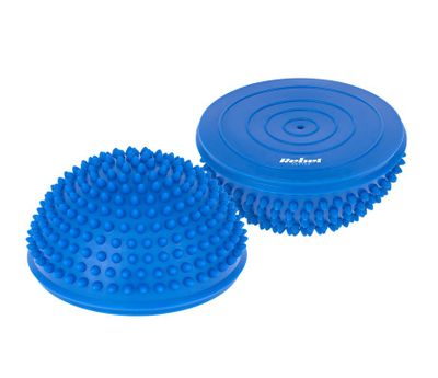 Senzorické pologule s výstupkami REBEL RBA-3106-BL pre rehabilitáciu, sada 2 kusov, modré, Senzorické pologule s výstupkami REBEL RBA-3106-BL pre rehabilitáciu, sada 2 kusov, modré,