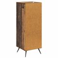 vidaXL Zásuvkový kabinet Staré drevo 33 x 34,5 x 90 cm