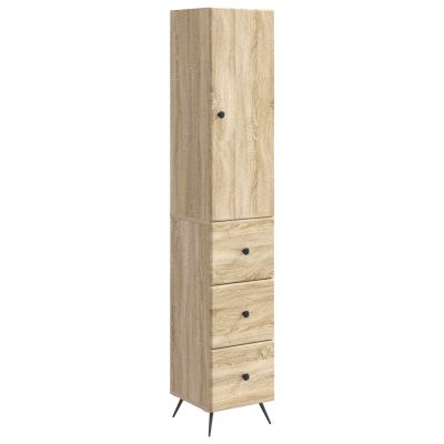 vidaXL Sada skríň 2 pcs Dub sonoma 34,5 x 34,5 x 90 cm