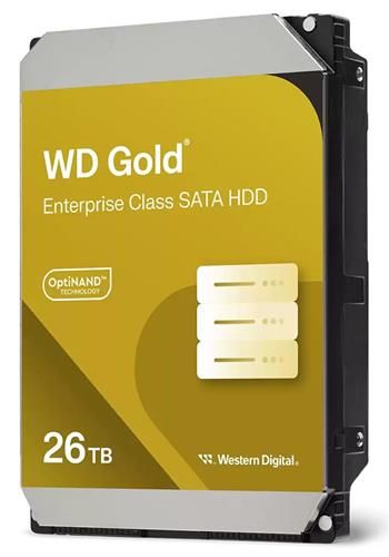 HDD 26TB Western Digital WD261KRYZ Gold WD GOLD 26TB / WD261KRYZ / SATA 6Gb/s / Interní 3,5" / 7200rpm / 512MB