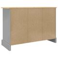 vidaXL Komoda Corona, sivá 112x43x78 cm, masívna mexická borovica