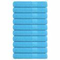 vidaXL Uteráky FROGN 10 ks tyrkysové 100x200 cm 360 g/m²