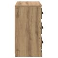 vidaXL Servírovacia skriňa Remeselný dub 70 x 35,5 x 67,5 cm
