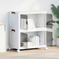 vidaXL stohovateľný úložný box s kolesami 2-poschodový 75L 64x40x76 cm