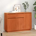 vidaXL Servírovacia skriňa so zásuvkou Včelí hnedý 110 x 34 x 75 cm