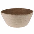 vidaXL Kvetináč s uchami 2 ks Biela Ø 32 x 32 cm 100% Morská tráva