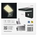 LED záhradné solárne nástenné svietidlo VEREA, senzor súmraku, 10,7 x 15,4 x 13 cm