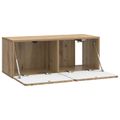 vidaXL Nástenná TV skrinka 78,5 x 31 x 30 cm Dub artisan