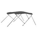vidaXL Strieška Bimini s 3 oblúkmi, antracitová 183x180x137 cm