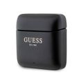 Guess Bluetooth slúchadlá GUTWSSU20ALEGK TWS + nabíjacia stanica čierna Potlačené logo