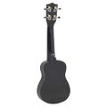 vidaXL Sopránové ukulele s taškou pre deti čierne 21"