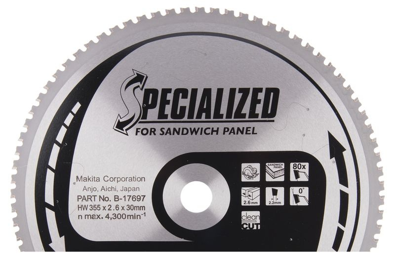 pílový disk Sandwich 355x30 80T
