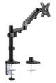 Neomounts DS70-750BL1/Držák displeje/tyč na stůl/17-27"/svorka/VESA 100X100/nosn. 7kg/plynový píst/1 displej/černý Držák, VESA, stolní, pro plochý monitor, úhloprícka 17"-27", náklon, otácení, rotace, nosnost 7kg, cerný