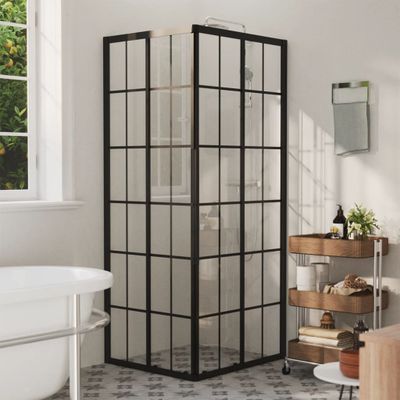 vidaXL Sprchový kút ESG 80x70x180 cm
