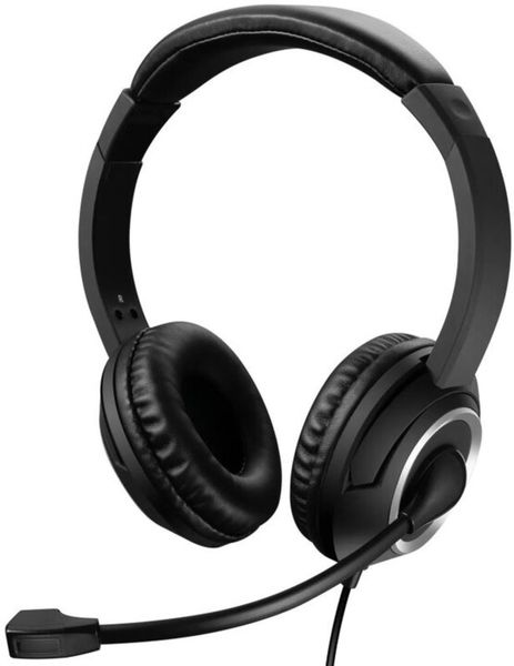 Sandberg PC slúchadlá USB Chat Headset s mikrofónom, čierna