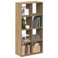 vidaXL Rozdeľovacia knižnica dub artisan 69,5x29x137,5 cm kompoz.drevo