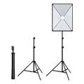 Štúdiová súprava Puluz softbox 50x70cm, statív, LED žiarovka 1 ks PU5070EU
