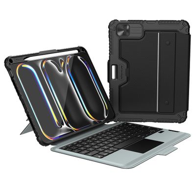 Nillkin Bumper Combo klávesnicové puzdro (podsvietená verzia) pre iPad Pro 11 2024 Black