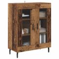 vidaXL Servírovacia skriňa Staré drevo 69,5 x 34 x 90 cm