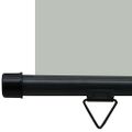 vidaXL Bočná markíza na balkón 170x250 cm sivá