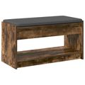 vidaXL Predsieňová lavica Údený Dub 83 x 38 x 45 cm